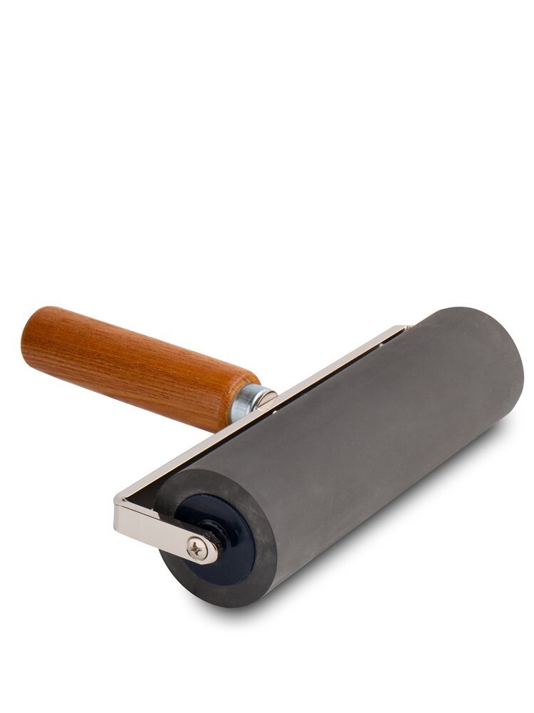 4 Inch Rubber Brayer Roller, Paint And Ink Roller For Screen Print