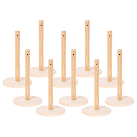 Wooden Armature stands 20cm tall set of 10 