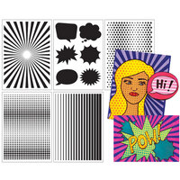 Pop Art Stencil Patterns By Zart 10s