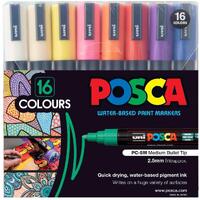 Posca Marker Medium Set of 16 Assorted (PC5M) 