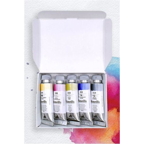 Maimeri Blu Professional Watercolor 12mL Intro Set - 5 Color - Sam Flax  Atlanta